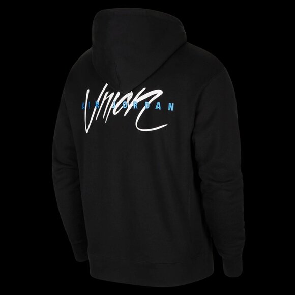 Jordan Navy Hoodie with Basketball Graphic - Picture 7 of 7